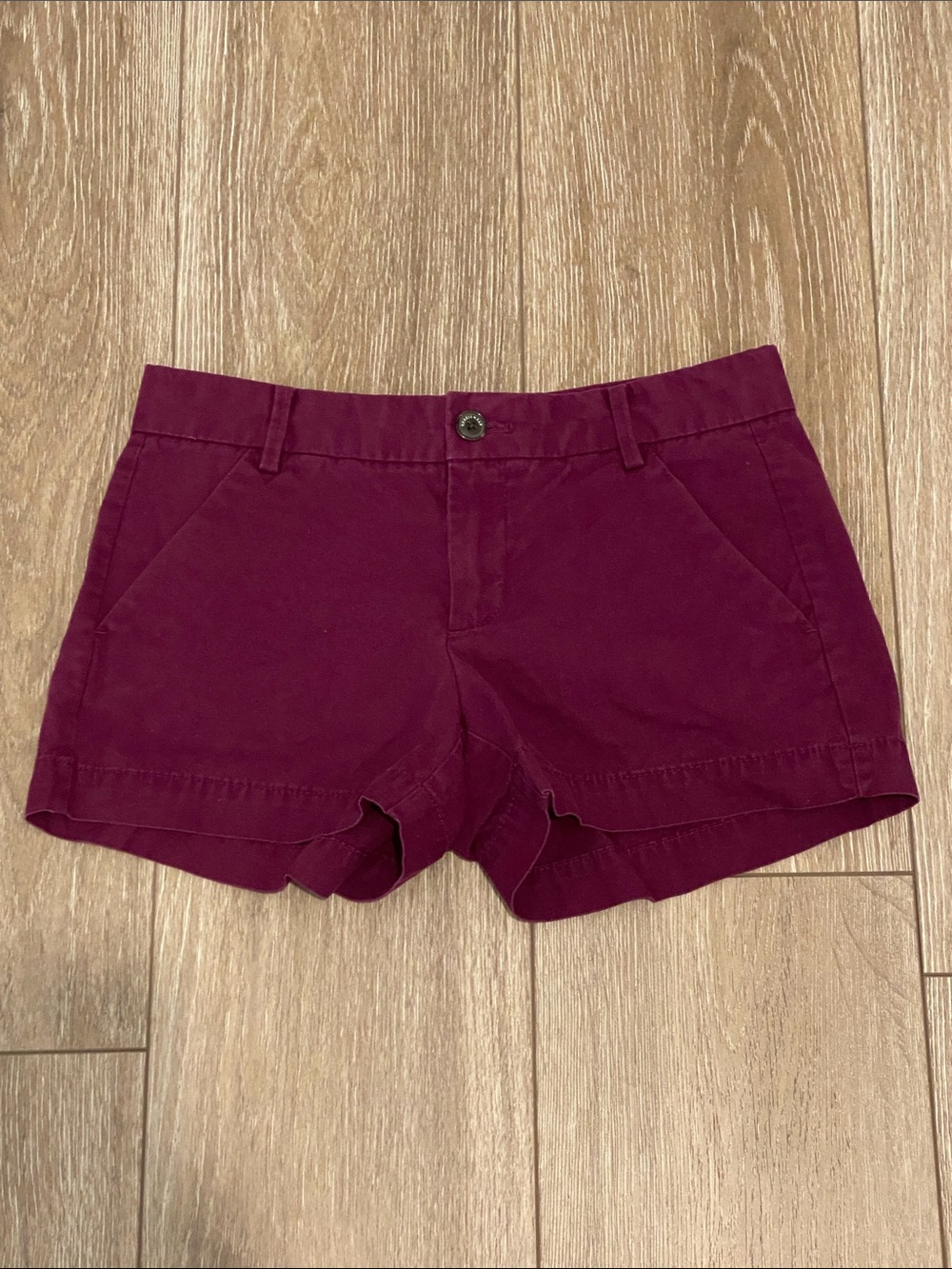 Women’s Cotton Stretch Shorts - Deep Berry